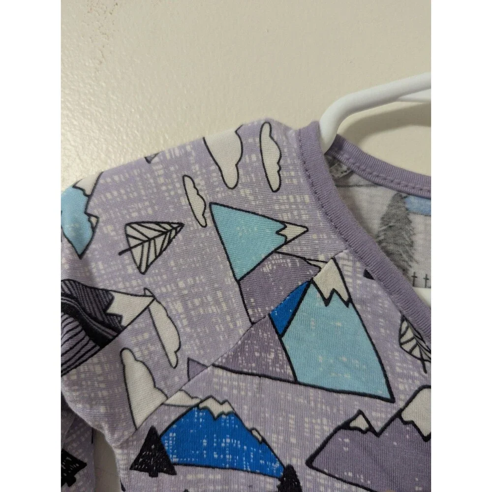 Little Sleepies OG Mountains Zippy PJs size 3-6 Months